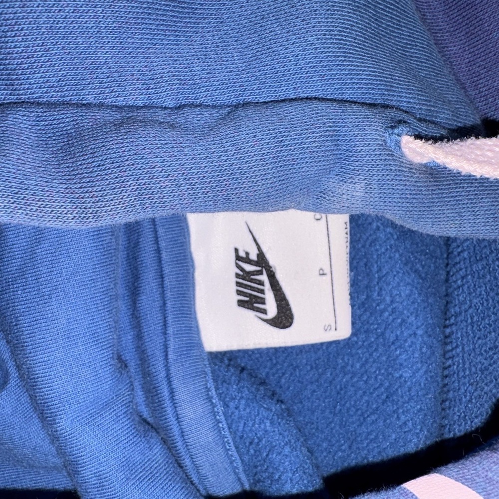 Nike Hoodie Mens small Blue Club Fleece Allover Print Pullover DZ3046-407 Spots - Picture 4 of 6